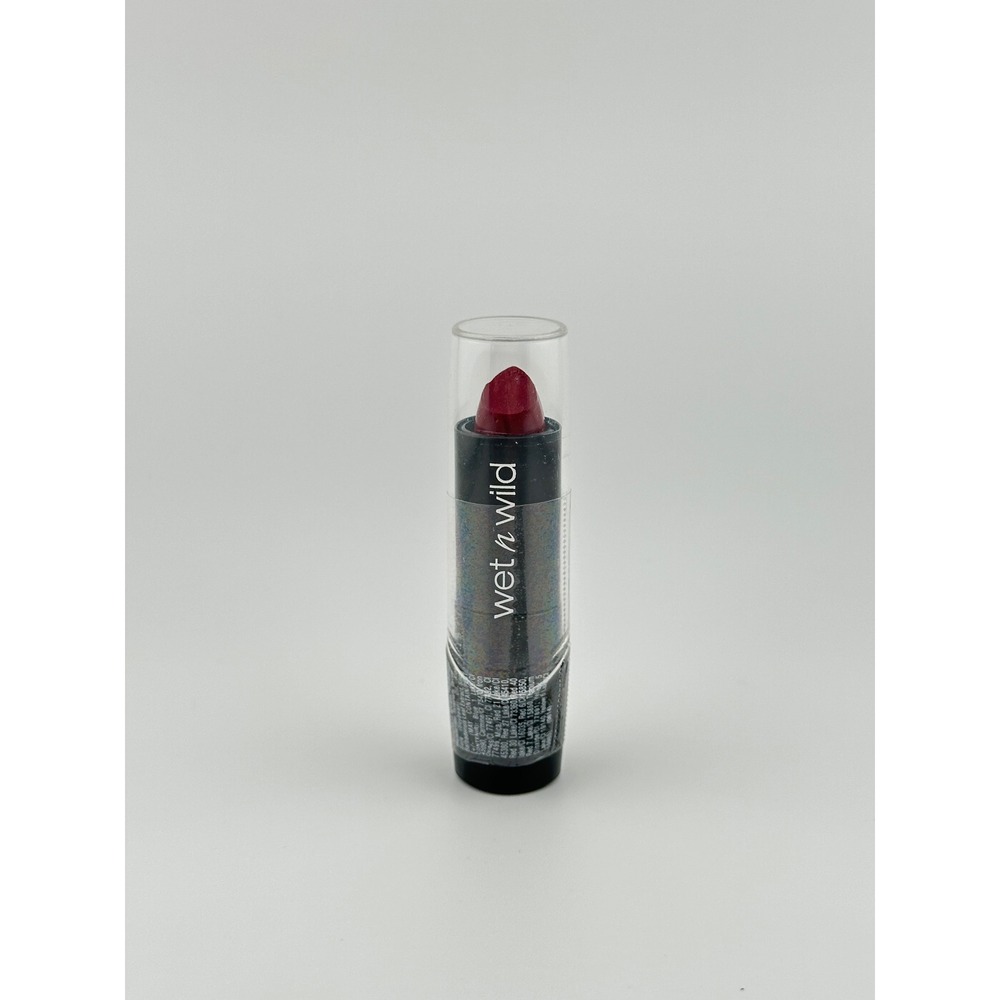 Wet n Wild Silk Finish Lipstick 536A 0.13oz Dark Wine New Burgundy Cream